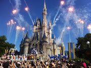 . vacation to Walt Disney World with my boys. Cad doesn't know about it. (castle fireworks)