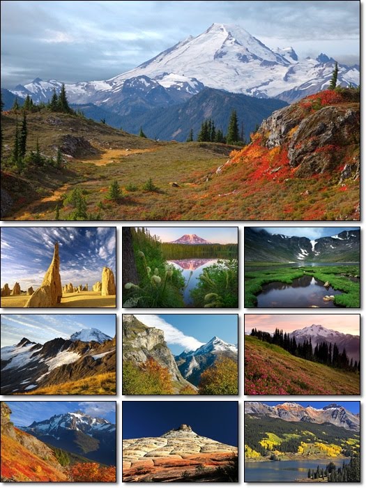 Beautiful Mountain Scenery - Desktop Wallpapers Pack