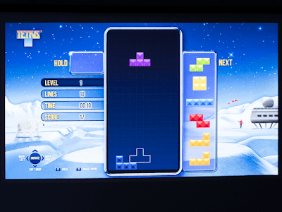 「APP STORE」内のテトリスを試しに起動したところ