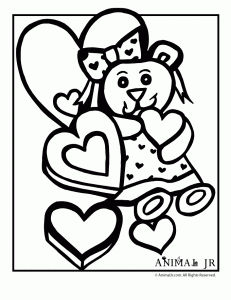 teddy coloring sheets