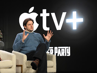 Zach Woods from “The Afterparty” Season 2 speaks at the Apple TV+ 2023 Winter TCA Tour at The Langham Huntington Pasadena.