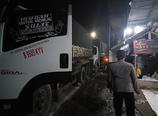 Antisipasi Gangguan Kamtibmas, Giat Patroli Malam Rutin Dilakukan Polsek Bojong Polres Pandeglang 