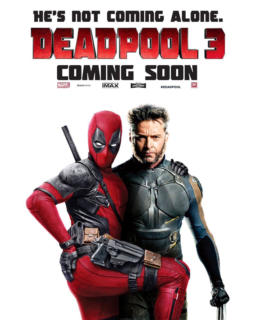 MCU Portal - #Deadpool3 poster! (by me) #Wolverine #Deadpool Ryan Reynolds  Hugh Jackman