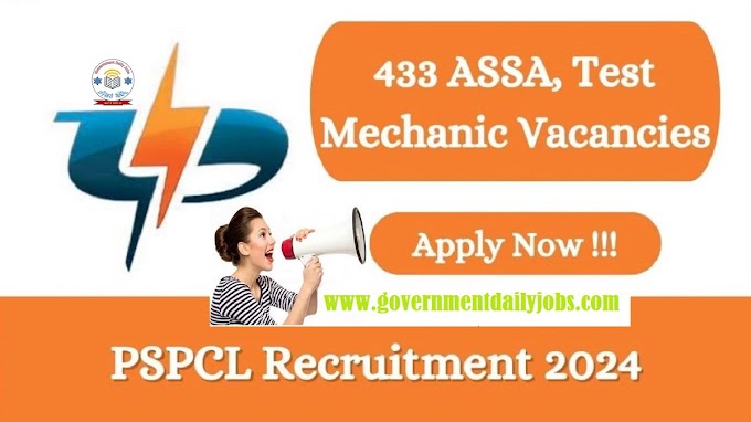 PSPCL ASSA RECRUITMENT 2024, 644 VACANCIES, ELIGIBILITY, APPLY ONLINE