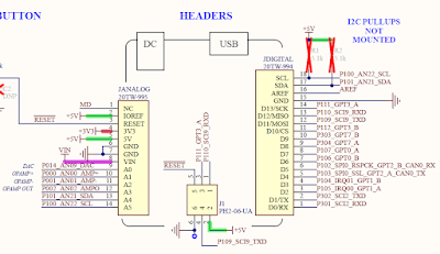「Arduino UNO R4」の回路図 - 1