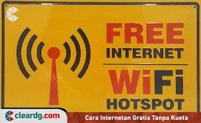 Cara Internetan Gratis Tanpa Kuota