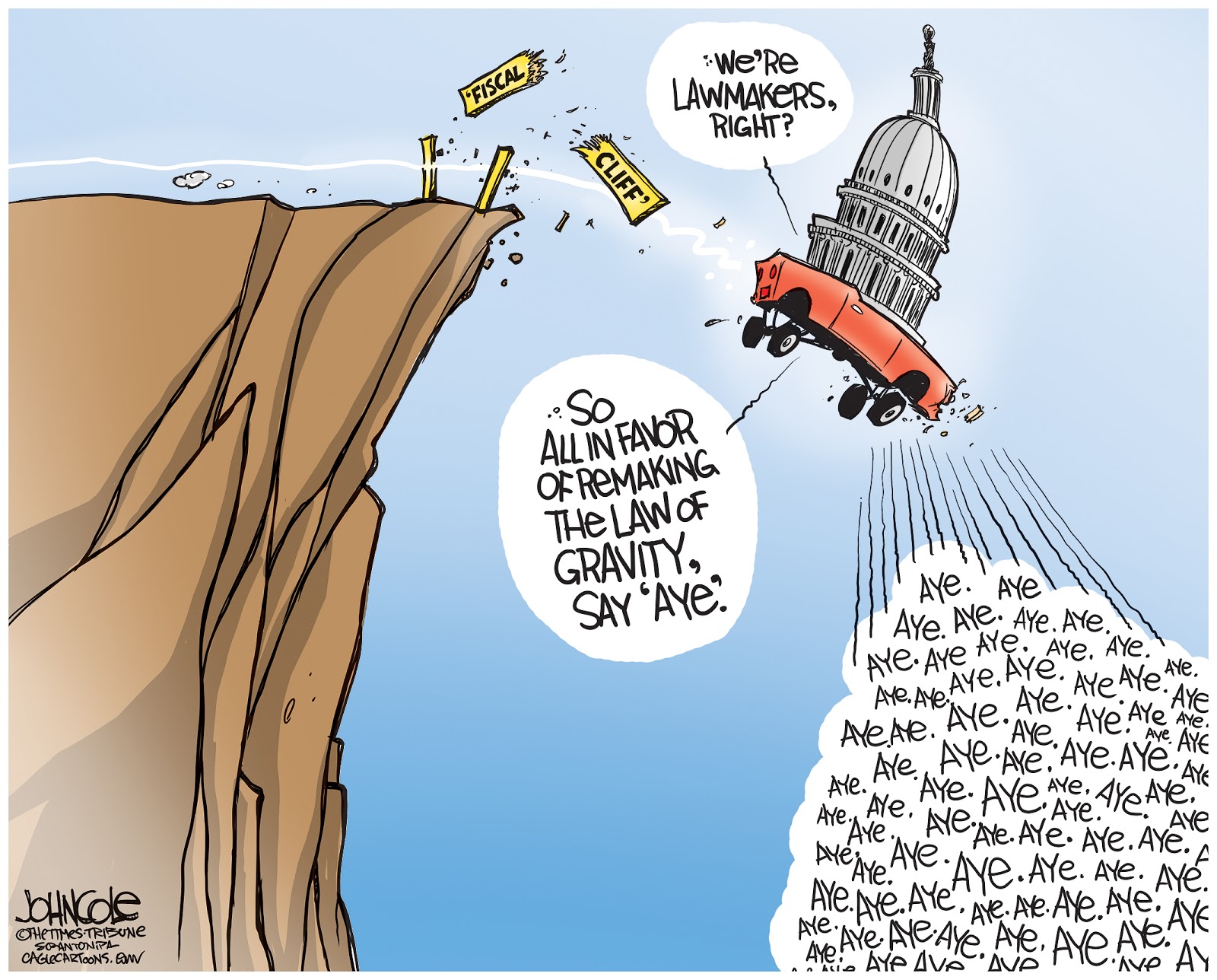 fiscal cliff GRAVITY cole