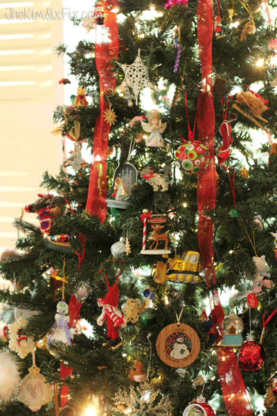 Tree with lots of ornaments