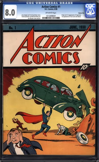 $1 million comic book - Action Comics #1