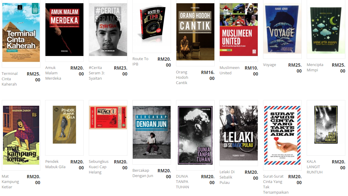 Koleksi Buku-buku Indie dari pelbagai penerbitan - Sumarz.Com