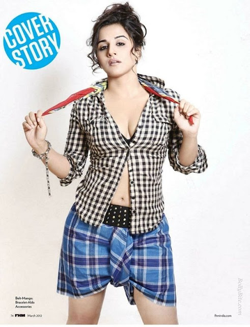 vidya balan | ss on fhm india march 2012 hot photoshoot