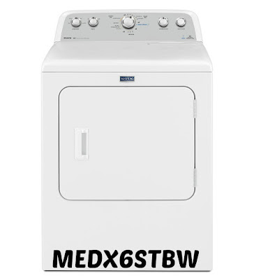 MEDX6STBW maytag dryer 