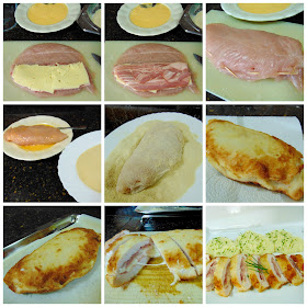 Solomillo de pavo relleno de bacon y queso