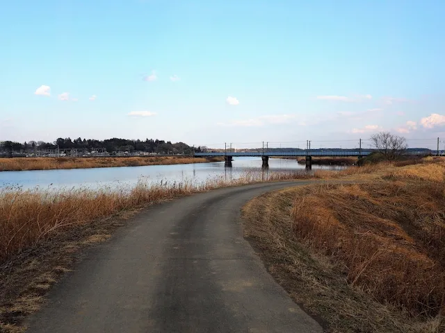 恋瀬川サイクリングコース　常磐線