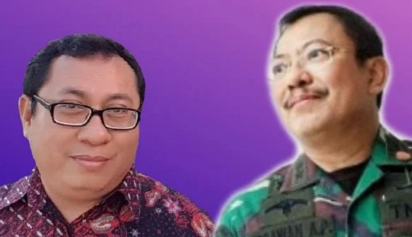 Foto: mantan Menteri Kesehatan Terawan Putranto (kanan) dan Firdaus, Ketum SMSI (kiri).