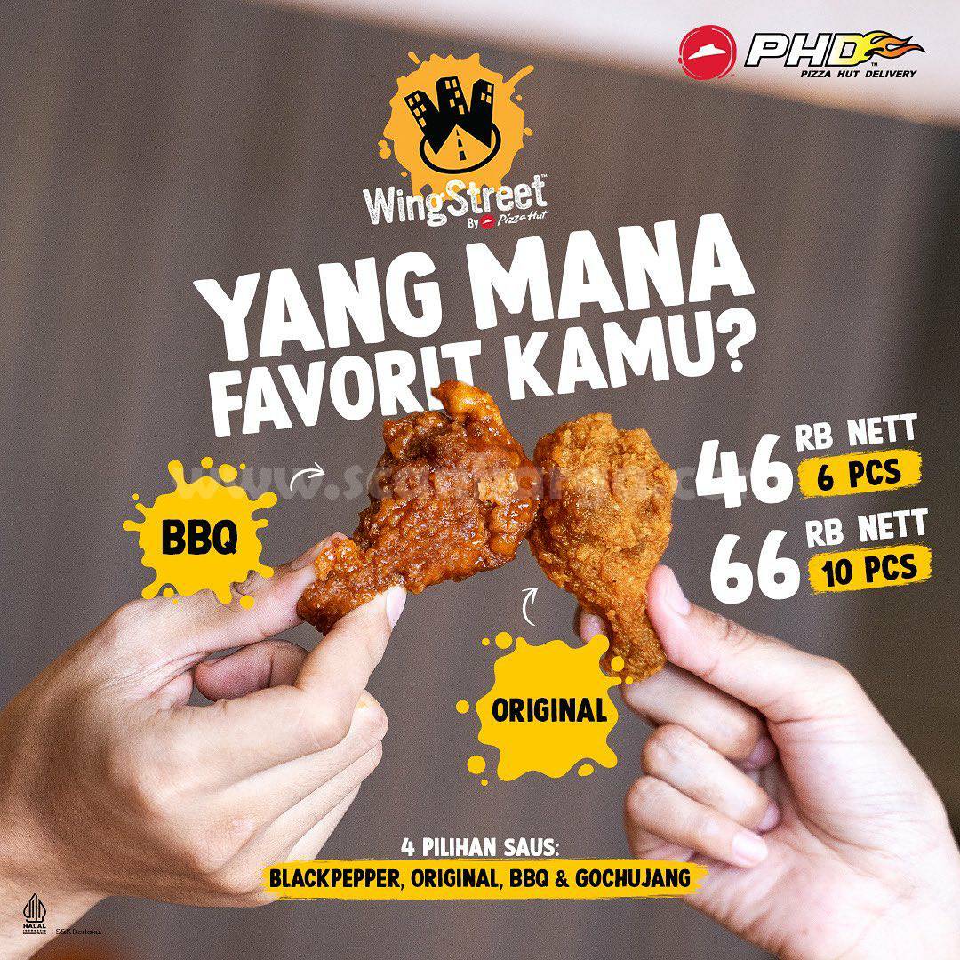 PHD Chicken WingStreet ! 4 varian Baru Harga mulai Rp. 46 Ribu-an*