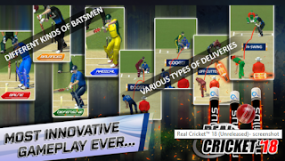  Hallo guys pada kesempatan ini mimin akan membagikan  Real Cricket 18 MOD APK Offline (Unlimited Money) v1.9