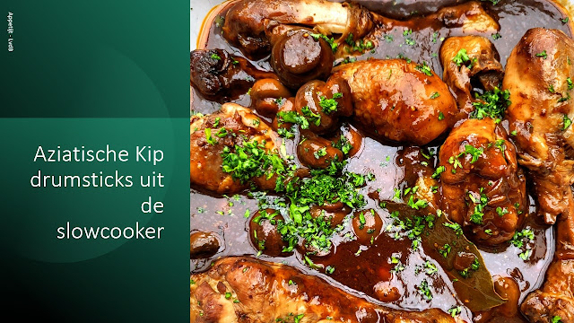 Aziatische kipdrumsticks uit de slowcooker