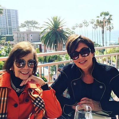 Kris Jenner Visits Mum, Mary Jo Campbell (Photo)