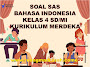 Soal SAS Bahasa Indonesia Kelas 4 SD/MI Semester 2 Kurikulum Merdeka Tahun 2023