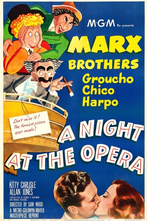 Ver Una noche en la ópera 1935 Online Audio Latino