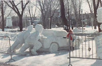 Car Made of Snow