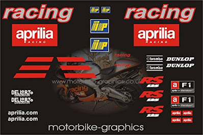 Aprilia RS 125 Sticker decal kits oem genuine