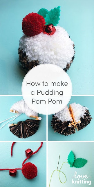 Pompom Christmas Pudding