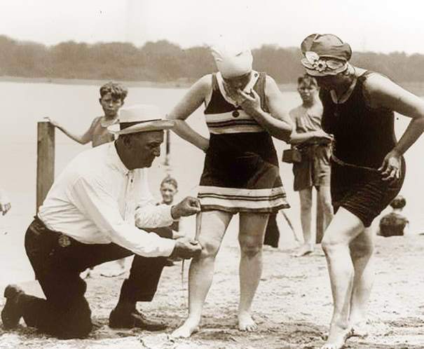 measured bathing suit