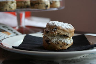 scones, pistacchi, cioccolato, ricotta