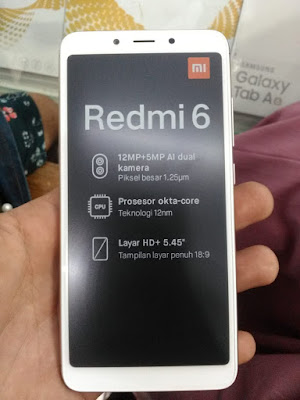 MediaWeb4U-Spesifikasi Dan Harga HP Android Redmi 6 2019. Selamat pagi para pengunjung dimana saja anda berada semoga tak ada yang berkurang segala sesuatunya, Amin. Sebelumnya Mediaweb4u sudah berbagi mengenai tempat wisata yang patut dikunjungi yang berlokasi di pandeglang, tepatnya di tegal papak (Karibea). Dan pada kesempatan pagi yang indah ini saya akan berbagi tentang "Spesifikasi dan Harga HP Xiaomi Redmi 6 3 GB".    Berawal dari berandai-andai, jika, jikalau, bilamana, andaikan, andaikata, if i have bla bla bla, punya uang, saya akan beli hp android. hehe. Alhamdulilah seminggu sesudahnya dapat rizki juga, akhirnya langsung go ke toko Hp. waktu itu tak terpikirkan mau beli merk hp apa, yang penting harganya terjangkau dan bagus, itu aja. Sesampainya di toko hp yang banyak tulisan-tulisan OPPO, akhirnya ditawari Xiomi Redmi yang 2 GB dan 3GB, yang 2 GB katanya 1.450.000 dan yang 3 GB Rp. 1.650.000, weleh mahal juga....wkwkw, kirain dapat 500.000    MediaWeb4U-Spesifikasi Dan Harga HP Android Redmi 6 2019. Selamat pagi para pengunjung dimana saja anda berada semoga tak ada yang berkurang segala sesuatunya, Amin. Sebelumnya Mediaweb4u sudah berbagi mengenai tempat wisata yang patut dikunjungi yang berlokasi di pandeglang, tepatnya di tegal papak (Karibea). Dan pada kesempatan pagi yang indah ini saya akan berbagi tentang "Spesifikasi dan Harga HP Xiaomi Redmi 6 3 GB".    Berawal dari berandai-andai, jika, jikalau, bilamana, andaikan, andaikata, if i have bla bla bla, punya uang, saya akan beli hp android. hehe. Alhamdulilah seminggu sesudahnya dapat rizki juga, akhirnya langsung go ke toko Hp. waktu itu tak terpikirkan mau beli merk hp apa, yang penting harganya terjangkau dan bagus, itu aja. Sesampainya di toko hp yang banyak tulisan-tulisan OPPO, akhirnya ditawari Xiomi Redmi yang 2 GB dan 3GB, yang 2 GB katanya 1.450.000 dan yang 3 GB Rp. 1.650.000, weleh mahal juga....wkwkw, kirain dapat 500.000          saya tertarinya sama Xiami redmi 6 yang 3 GB, saya tawar yg 3 gb aja 1450,000, gak dapat katanya. akhirnya jadinya 1.550.000 yang 3 GB.        plus kelengkapanya seperti headset, charger, anti gores, dll.        Berikut spesifikasinya;      GENERAL  NetworkGSM 850 / 900 / 1800 / 1900 - SIM 1 & SIM 2/ CDMA 800 & TD-SCDMA/HSDPA 850 / 900 / 1900 / 2100 / LTE band 1(2100), 3(1800), 5(850), 7(2600), 8(900), 34(2000), 38(2600), 39(1900), 40(2300), 41(2500)Tahun 2019    LAYAR  Tipe IPS LCD capacitive touchscreen, 16M colors  Ukuran 5.45 inches, 76.7 cm2 (~72.7% screen-to-body ratio)    DIMENSI  Tipe 147.5 x 71.5 x 8.3 mm (5.81 x 2.81 x 0.33 in) / 146 g (5.15 oz)    AUDIO  Fitur Vibration; MP3, WAV ringtones  Jack Ya  Speakerphone Ya    MEMORY  Internal 32 GB, 3 GB RAM  Eksternal microSD, up to 256 GB (dedicated slot)    DATA  3G HSPA 42.2/5.76 Mbps  EDGE Ya  GPRS Ya  WLAN Wi-Fi 802.11 b/g/n, WiFi Direct, hotspot  Bluetooth 4.2, A2DP, LE  Infrared  USB/Port microUSB 2.0, USB On-The-Go    KAMERA  Primer 12 MP, f/2.2, 1.25 μm, PDAF 5 MP, f/2.2, 1.12 μm, depth sensor  Sekunder 5 MP  Video Record 1080p@30fps    BATERAI  Tipe Non-removable Li-Po 3000 mAh  Stanby  Talk Time    FITUR  OS Android 8.1 (Oreo)  CPU Mediatek MT6762 Helio P22 / Octa-core 2.0 GHz Cortex-A53 / PowerVR GE8320  Browser Non-removable Li-Po 3000 mAh  GPS Yes, with A-GPS, GLONASS, BDS  Messaging SMS(threaded view), MMS, Email, Push Email, IM  Java Fingerprint (rear-mounted), accelerometer, proximity, compass, - Photo/video editor - Document viewer    FITUR LAIN  Multiple SIM Dual SIM (Nano-SIM, dual stand-by)  Video Player XviD/MP4/H.264 player  MP3 Player MP3/WAV/eAAC+/FLAC player  Audio Record Ya  TV      saya tertarinya sama Xiami redmi 6 yang 3 GB, saya tawar yg 3 gb aja 1450,000, gak dapat katanya. akhirnya jadinya 1.550.000 yang 3 GB.    MediaWeb4U-Spesifikasi Dan Harga HP Android Redmi 6 2019. Selamat pagi para pengunjung dimana saja anda berada semoga tak ada yang berkurang segala sesuatunya, Amin. Sebelumnya Mediaweb4u sudah berbagi mengenai tempat wisata yang patut dikunjungi yang berlokasi di pandeglang, tepatnya di tegal papak (Karibea). Dan pada kesempatan pagi yang indah ini saya akan berbagi tentang "Spesifikasi dan Harga HP Xiaomi Redmi 6 3 GB".    Berawal dari berandai-andai, jika, jikalau, bilamana, andaikan, andaikata, if i have bla bla bla, punya uang, saya akan beli hp android. hehe. Alhamdulilah seminggu sesudahnya dapat rizki juga, akhirnya langsung go ke toko Hp. waktu itu tak terpikirkan mau beli merk hp apa, yang penting harganya terjangkau dan bagus, itu aja. Sesampainya di toko hp yang banyak tulisan-tulisan OPPO, akhirnya ditawari Xiomi Redmi yang 2 GB dan 3GB, yang 2 GB katanya 1.450.000 dan yang 3 GB Rp. 1.650.000, weleh mahal juga....wkwkw, kirain dapat 500.000          saya tertarinya sama Xiami redmi 6 yang 3 GB, saya tawar yg 3 gb aja 1450,000, gak dapat katanya. akhirnya jadinya 1.550.000 yang 3 GB.        plus kelengkapanya seperti headset, charger, anti gores, dll.        Berikut spesifikasinya;      GENERAL  NetworkGSM 850 / 900 / 1800 / 1900 - SIM 1 & SIM 2/ CDMA 800 & TD-SCDMA/HSDPA 850 / 900 / 1900 / 2100 / LTE band 1(2100), 3(1800), 5(850), 7(2600), 8(900), 34(2000), 38(2600), 39(1900), 40(2300), 41(2500)Tahun 2019    LAYAR  Tipe IPS LCD capacitive touchscreen, 16M colors  Ukuran 5.45 inches, 76.7 cm2 (~72.7% screen-to-body ratio)    DIMENSI  Tipe 147.5 x 71.5 x 8.3 mm (5.81 x 2.81 x 0.33 in) / 146 g (5.15 oz)    AUDIO  Fitur Vibration; MP3, WAV ringtones  Jack Ya  Speakerphone Ya    MEMORY  Internal 32 GB, 3 GB RAM  Eksternal microSD, up to 256 GB (dedicated slot)    DATA  3G HSPA 42.2/5.76 Mbps  EDGE Ya  GPRS Ya  WLAN Wi-Fi 802.11 b/g/n, WiFi Direct, hotspot  Bluetooth 4.2, A2DP, LE  Infrared  USB/Port microUSB 2.0, USB On-The-Go    KAMERA  Primer 12 MP, f/2.2, 1.25 μm, PDAF 5 MP, f/2.2, 1.12 μm, depth sensor  Sekunder 5 MP  Video Record 1080p@30fps    BATERAI  Tipe Non-removable Li-Po 3000 mAh  Stanby  Talk Time    FITUR  OS Android 8.1 (Oreo)  CPU Mediatek MT6762 Helio P22 / Octa-core 2.0 GHz Cortex-A53 / PowerVR GE8320  Browser Non-removable Li-Po 3000 mAh  GPS Yes, with A-GPS, GLONASS, BDS  Messaging SMS(threaded view), MMS, Email, Push Email, IM  Java Fingerprint (rear-mounted), accelerometer, proximity, compass, - Photo/video editor - Document viewer    FITUR LAIN  Multiple SIM Dual SIM (Nano-SIM, dual stand-by)  Video Player XviD/MP4/H.264 player  MP3 Player MP3/WAV/eAAC+/FLAC player  Audio Record Ya  TV    plus kelengkapanya seperti headset, charger, anti gores, dll.    MediaWeb4U-Spesifikasi Dan Harga HP Android Redmi 6 2019. Selamat pagi para pengunjung dimana saja anda berada semoga tak ada yang berkurang segala sesuatunya, Amin. Sebelumnya Mediaweb4u sudah berbagi mengenai tempat wisata yang patut dikunjungi yang berlokasi di pandeglang, tepatnya di tegal papak (Karibea). Dan pada kesempatan pagi yang indah ini saya akan berbagi tentang "Spesifikasi dan Harga HP Xiaomi Redmi 6 3 GB".    Berawal dari berandai-andai, jika, jikalau, bilamana, andaikan, andaikata, if i have bla bla bla, punya uang, saya akan beli hp android. hehe. Alhamdulilah seminggu sesudahnya dapat rizki juga, akhirnya langsung go ke toko Hp. waktu itu tak terpikirkan mau beli merk hp apa, yang penting harganya terjangkau dan bagus, itu aja. Sesampainya di toko hp yang banyak tulisan-tulisan OPPO, akhirnya ditawari Xiomi Redmi yang 2 GB dan 3GB, yang 2 GB katanya 1.450.000 dan yang 3 GB Rp. 1.650.000, weleh mahal juga....wkwkw, kirain dapat 500.000          saya tertarinya sama Xiami redmi 6 yang 3 GB, saya tawar yg 3 gb aja 1450,000, gak dapat katanya. akhirnya jadinya 1.550.000 yang 3 GB.        plus kelengkapanya seperti headset, charger, anti gores, dll.        Berikut spesifikasinya;      GENERAL  NetworkGSM 850 / 900 / 1800 / 1900 - SIM 1 & SIM 2/ CDMA 800 & TD-SCDMA/HSDPA 850 / 900 / 1900 / 2100 / LTE band 1(2100), 3(1800), 5(850), 7(2600), 8(900), 34(2000), 38(2600), 39(1900), 40(2300), 41(2500)Tahun 2019    LAYAR  Tipe IPS LCD capacitive touchscreen, 16M colors  Ukuran 5.45 inches, 76.7 cm2 (~72.7% screen-to-body ratio)    DIMENSI  Tipe 147.5 x 71.5 x 8.3 mm (5.81 x 2.81 x 0.33 in) / 146 g (5.15 oz)    AUDIO  Fitur Vibration; MP3, WAV ringtones  Jack Ya  Speakerphone Ya    MEMORY  Internal 32 GB, 3 GB RAM  Eksternal microSD, up to 256 GB (dedicated slot)    DATA  3G HSPA 42.2/5.76 Mbps  EDGE Ya  GPRS Ya  WLAN Wi-Fi 802.11 b/g/n, WiFi Direct, hotspot  Bluetooth 4.2, A2DP, LE  Infrared  USB/Port microUSB 2.0, USB On-The-Go    KAMERA  Primer 12 MP, f/2.2, 1.25 μm, PDAF 5 MP, f/2.2, 1.12 μm, depth sensor  Sekunder 5 MP  Video Record 1080p@30fps    BATERAI  Tipe Non-removable Li-Po 3000 mAh  Stanby  Talk Time    FITUR  OS Android 8.1 (Oreo)  CPU Mediatek MT6762 Helio P22 / Octa-core 2.0 GHz Cortex-A53 / PowerVR GE8320  Browser Non-removable Li-Po 3000 mAh  GPS Yes, with A-GPS, GLONASS, BDS  Messaging SMS(threaded view), MMS, Email, Push Email, IM  Java Fingerprint (rear-mounted), accelerometer, proximity, compass, - Photo/video editor - Document viewer    FITUR LAIN  Multiple SIM Dual SIM (Nano-SIM, dual stand-by)  Video Player XviD/MP4/H.264 player  MP3 Player MP3/WAV/eAAC+/FLAC player  Audio Record Ya  TV    Berikut spesifikasinya;      GENERAL  NetworkGSM 850 / 900 / 1800 / 1900 - SIM 1 & SIM 2/ CDMA 800 & TD-SCDMA/HSDPA 850 / 900 / 1900 / 2100 / LTE band 1(2100), 3(1800), 5(850), 7(2600), 8(900), 34(2000), 38(2600), 39(1900), 40(2300), 41(2500)Tahun 2019    LAYAR  Tipe IPS LCD capacitive touchscreen, 16M colors  Ukuran 5.45 inches, 76.7 cm2 (~72.7% screen-to-body ratio)    DIMENSI  Tipe 147.5 x 71.5 x 8.3 mm (5.81 x 2.81 x 0.33 in) / 146 g (5.15 oz)    AUDIO  Fitur Vibration; MP3, WAV ringtones  Jack Ya  Speakerphone Ya    MEMORY  Internal 32 GB, 3 GB RAM  Eksternal microSD, up to 256 GB (dedicated slot)    DATA  3G HSPA 42.2/5.76 Mbps  EDGE Ya  GPRS Ya  WLAN Wi-Fi 802.11 b/g/n, WiFi Direct, hotspot  Bluetooth 4.2, A2DP, LE  Infrared  USB/Port microUSB 2.0, USB On-The-Go    KAMERA  Primer 12 MP, f/2.2, 1.25 μm, PDAF 5 MP, f/2.2, 1.12 μm, depth sensor  Sekunder 5 MP  Video Record 1080p@30fps    BATERAI  Tipe Non-removable Li-Po 3000 mAh  Stanby  Talk Time    FITUR  OS Android 8.1 (Oreo)  CPU Mediatek MT6762 Helio P22 / Octa-core 2.0 GHz Cortex-A53 / PowerVR GE8320  Browser Non-removable Li-Po 3000 mAh  GPS Yes, with A-GPS, GLONASS, BDS  Messaging SMS(threaded view), MMS, Email, Push Email, IM  Java Fingerprint (rear-mounted), accelerometer, proximity, compass, - Photo/video editor - Document viewer    FITUR LAIN  Multiple SIM Dual SIM (Nano-SIM, dual stand-by)  Video Player XviD/MP4/H.264 player  MP3 Player MP3/WAV/eAAC+/FLAC player  Audio Record Ya  TV