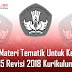 Buku Bahan Tematik Untuk Kelas 6 Tema 5 Revisi 2018 Kurikulum 2013