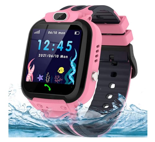 AOYMJRS Waterproof GPS Tracker Smartwatch for Kids