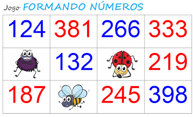 Tabuleiro 1 - Jogo Formando números