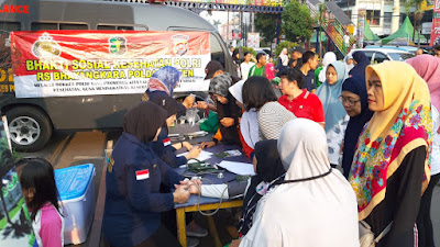 Tim RS Bhayangkara Biddokkes Polda Banten Gelar Bhakti Kesehatan