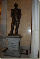 Capitol Tour--one of IL's two statues in building