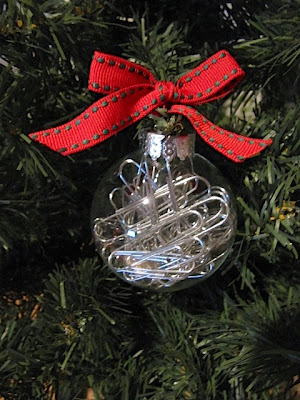 clear glass Christmas ornaments