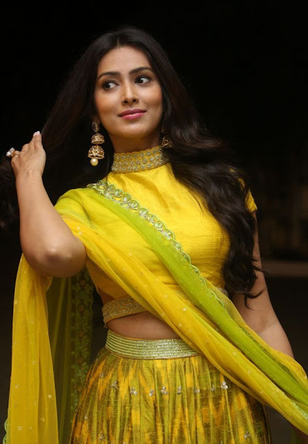 Pallavi Subhash pics in yellow outfits