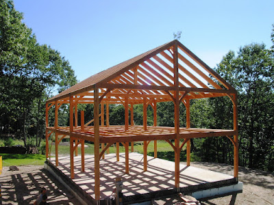 Beautiful Heavy Timber Construction  by Vermont Timber 