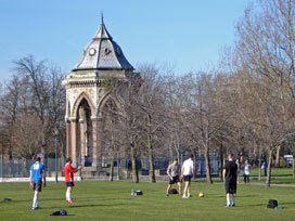 the Burdett-Coutts Fountain, Victoria Park