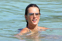 Alessandra Ambrosio Hot Mini Bikini Pictures