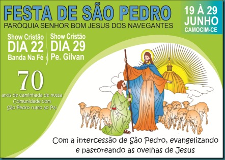 cartaz são pedro camocim