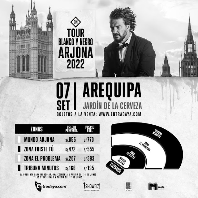 Ricardo Arjona en Arequipa 2022