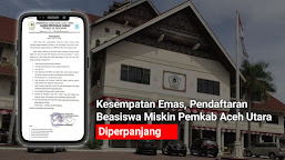 Kesempatan Emas! Pendaftaran Beasiswa Miskin Pemkab Aceh Utara Diperpanjang