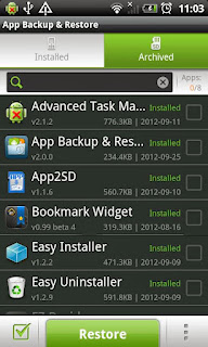 Mobile Apps App Backup & Restore - screenshots. appsplay App Backup & Restore