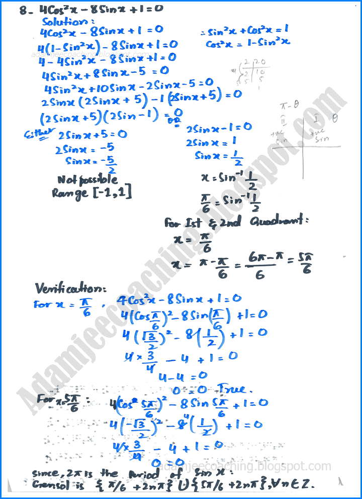 graphs-of-trigonometric-and-inverse-trigonometric-functions-exercise-12-5-mathematics-11th