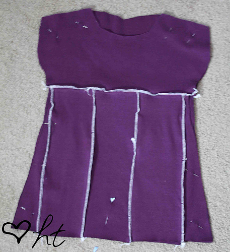 Sewing dress for girl