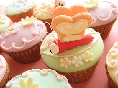 Cupcakes decorados con mariposas