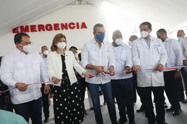 Abinader deja inaugurada emergencia de hospital en Pimentel, Provincia Duarte