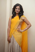 Nanditha raj latest photos in half saree-thumbnail-17